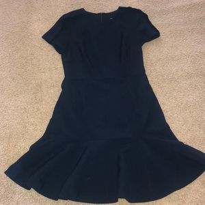 Banana Republic Navy Blue Dress 10 Short Sleeves